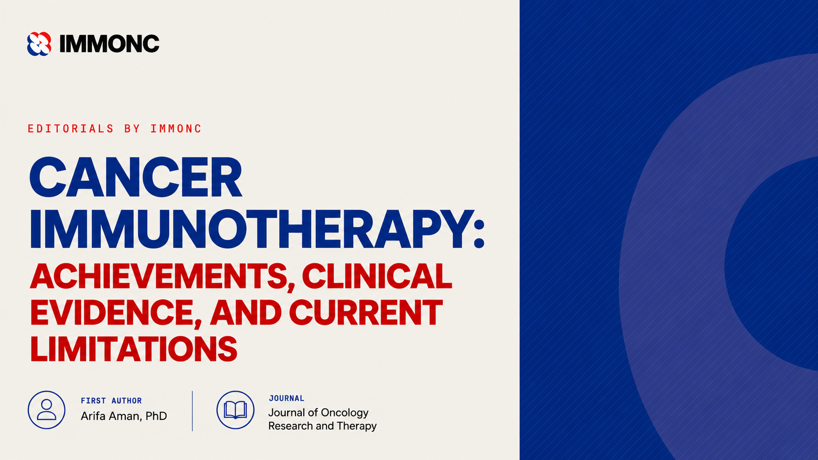 Cancer Immunotherapy: Achievements, Clinical Evidence, and Current Limitations